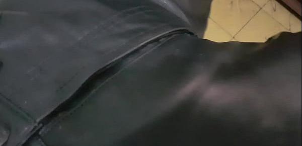  Madturbation leather pants